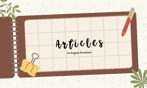 ARTICLES
